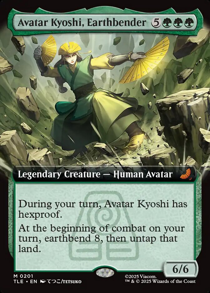 Avatar Kyoshi, Earthbender - 201 (mythic) — VERDE