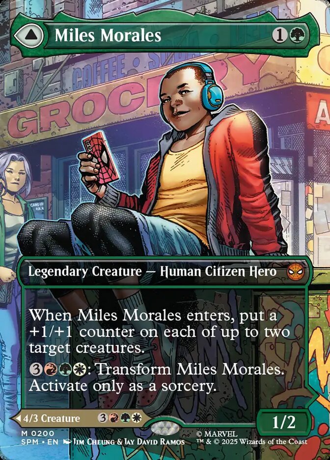 Miles Morales // Ultimate Spider-Man - 200 (mythic) Foil — VERDE