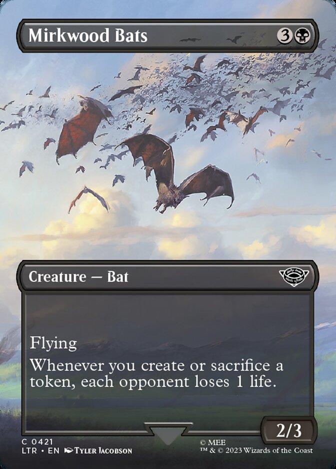 Mirkwood Bats - 421 (common) — NEGRO