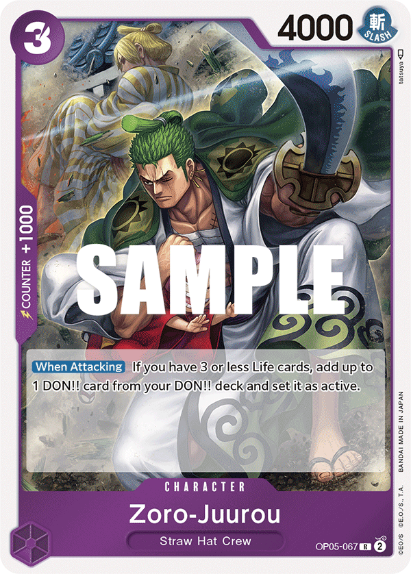 Zoro-Juurou - OP05-067 - OP05 (R) — OP 05: Awakening of the New Era