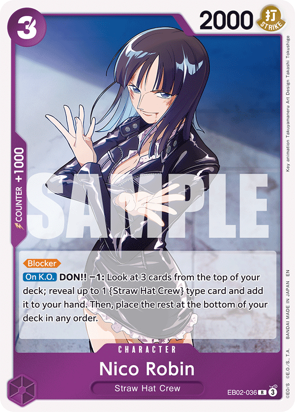 Nico Robin - EB02-036 - Anime 25th Collection [EB02] (R) — Extra Booster: Anime 25th Collection