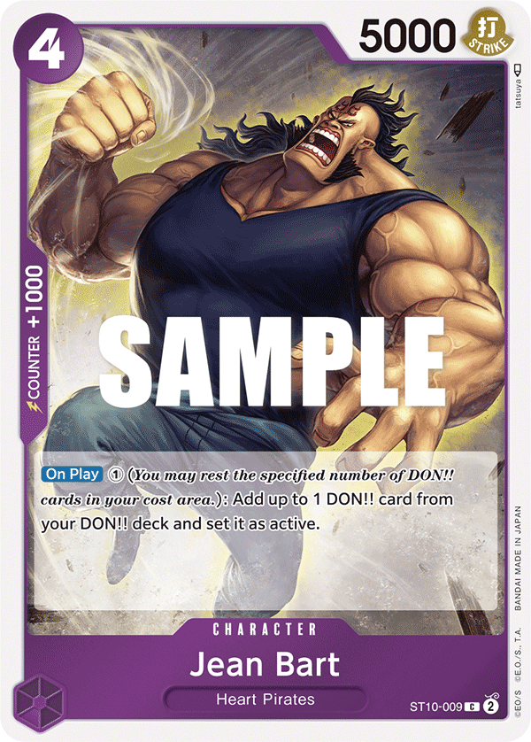 Jean Bart - ST10-009 - The Three Captains[ST10] (C) — Ultra Deck: The Three Captains