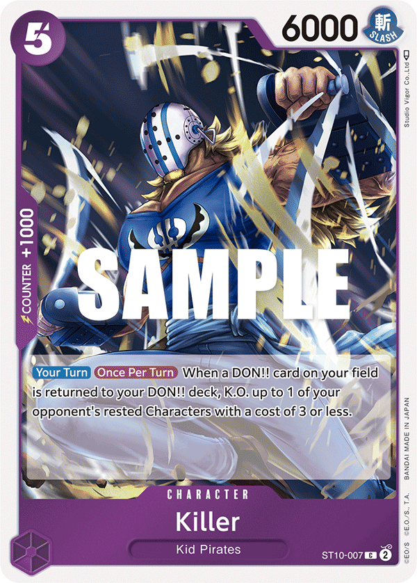 Killer - ST10-007 - The Three Captains[ST10] (C) — Ultra Deck: The Three Captains