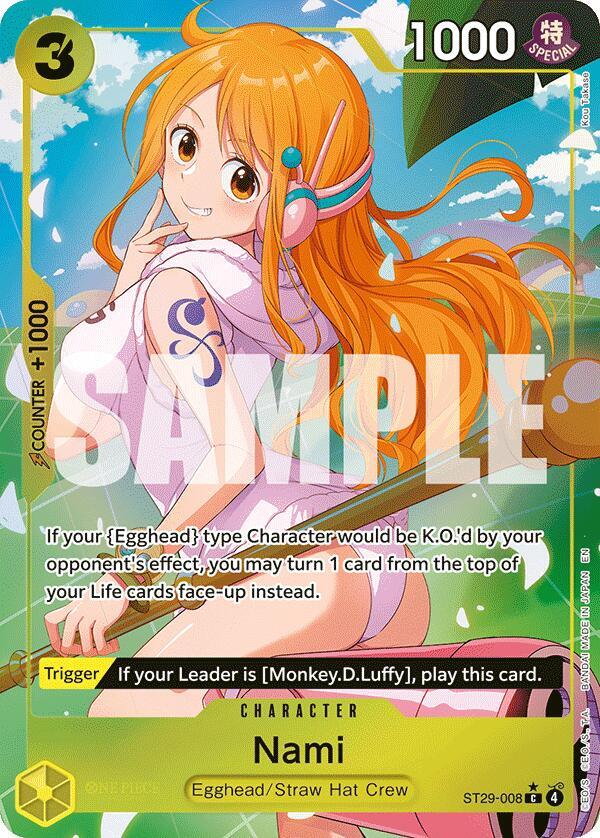 Nami (Full Art) - Starter Deck 29: Egghead (ST-29) — Starter Deck 29: Egghead