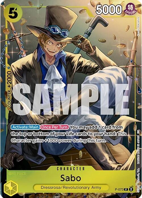 Sabo (Tin Pack Set Vol. 2) - One Piece Promotion Cards (OP-PR) — One Piece Promotion Cards
