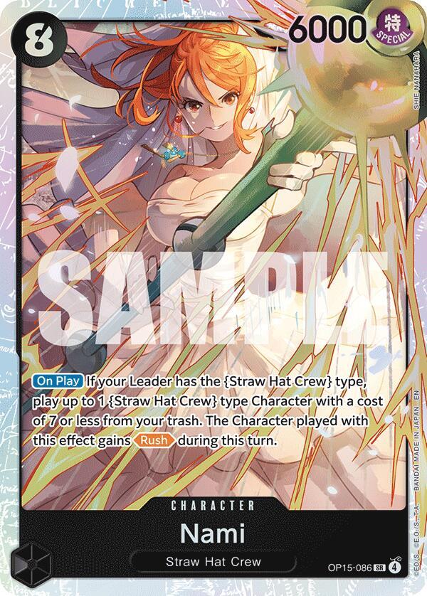 Nami (OP15-086) - Adventure on Kami's Island (OP15-EB04) — Adventure on Kami's Island