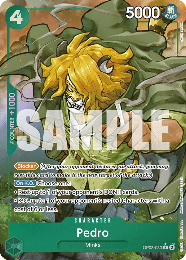 Pedro - OP08-030 - TWO LEGENDS [OP08] (R) — OP 08: Two Legends