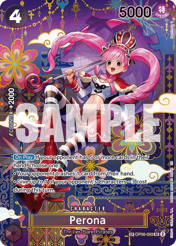 Perona - OP06-093 (SP) - The Azure Sea's Seven (OP14) — The Azure Sea's Seven