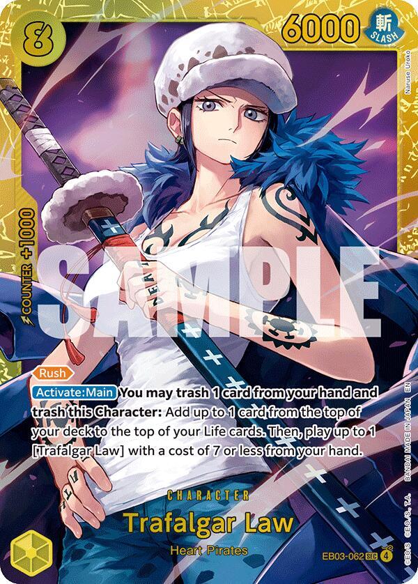 Trafalgar Law - Extra Booster: One Piece Heroines Edition (EB-03) — Extra Booster: One Piece Heroines Edition
