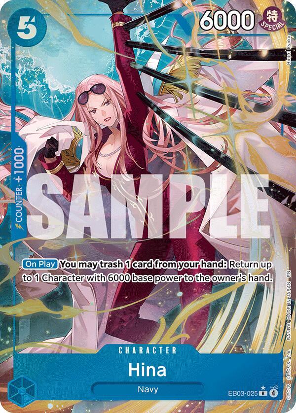 Hina (Alternate Art) - Extra Booster: One Piece Heroines Edition (EB-03) — Extra Booster: One Piece Heroines Edition