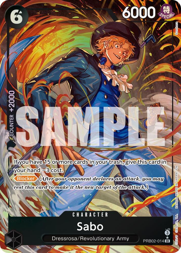 Sabo - PRB02-014 (Alternate Art) - Premium Booster -The Best- Vol. 2 (PRB-02) — Premium Booster -The Best- Vol. 2
