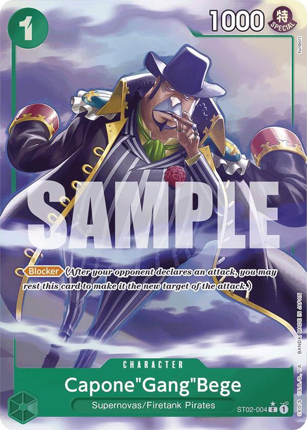 Capone"Gang"Bege (ST02-004) (Alternate Art) - Premium Booster -The Best- (PRB-01) — Premium Booster -The Best-