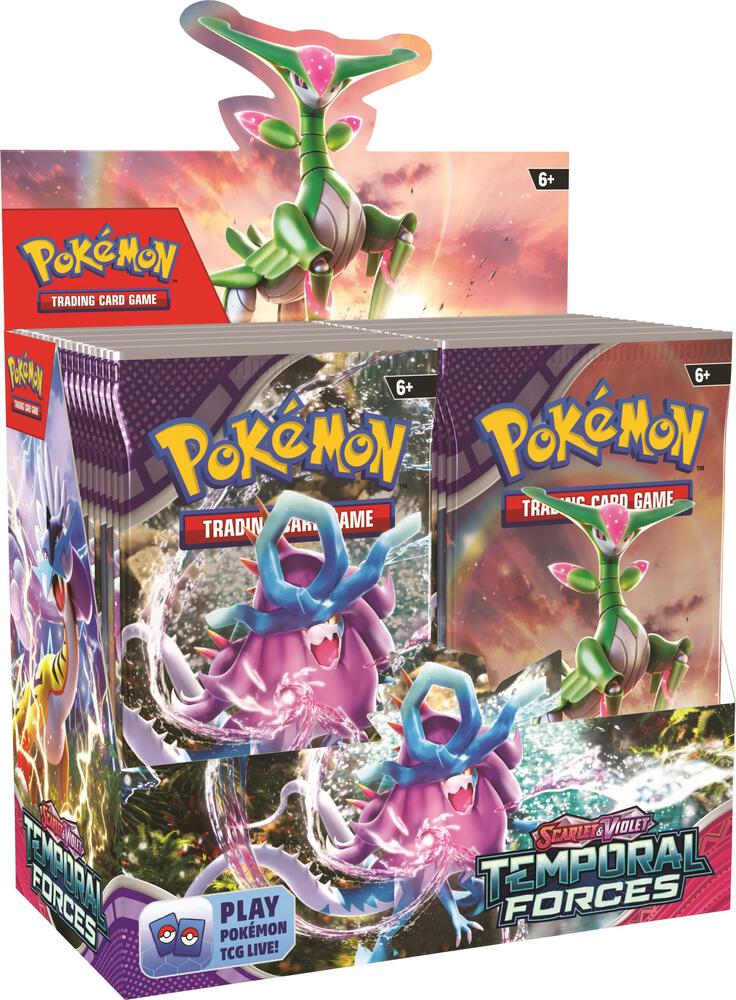 Temporal Forces Booster Box - SV05: Temporal Forces (TEF) — Pokémon TCG Producto Sellado