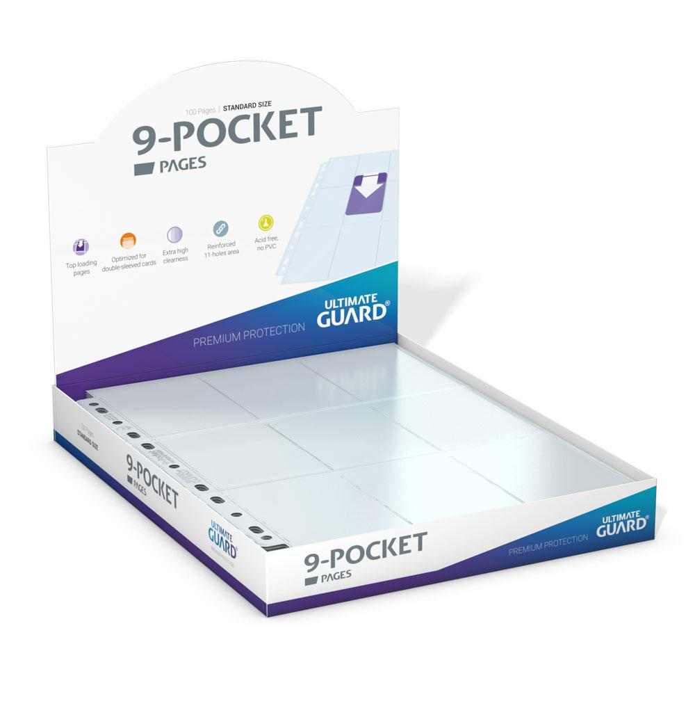 Hoja 9 Bolsillos para guardar tarjetas Ultimate Guard (100pcs) — Hojas Para Guardar Cartas