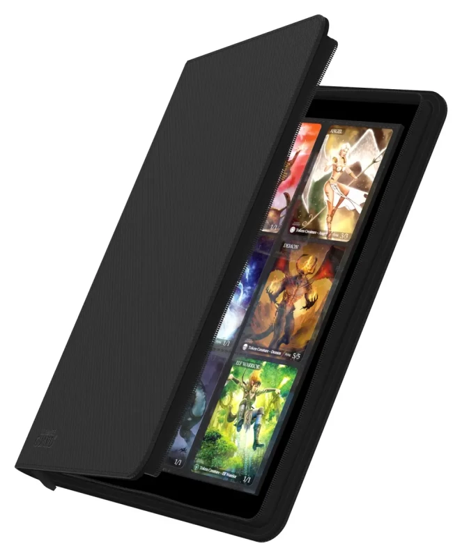 Binder Zipfolio 360 18-Pocket Xenoskin - Black — Folders(Binders) para cartas.