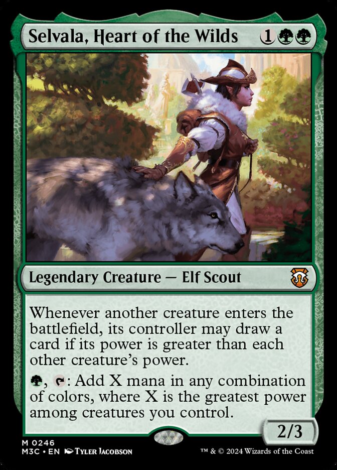 Selvala, Heart of the Wilds - 246 (mythic) — VERDE