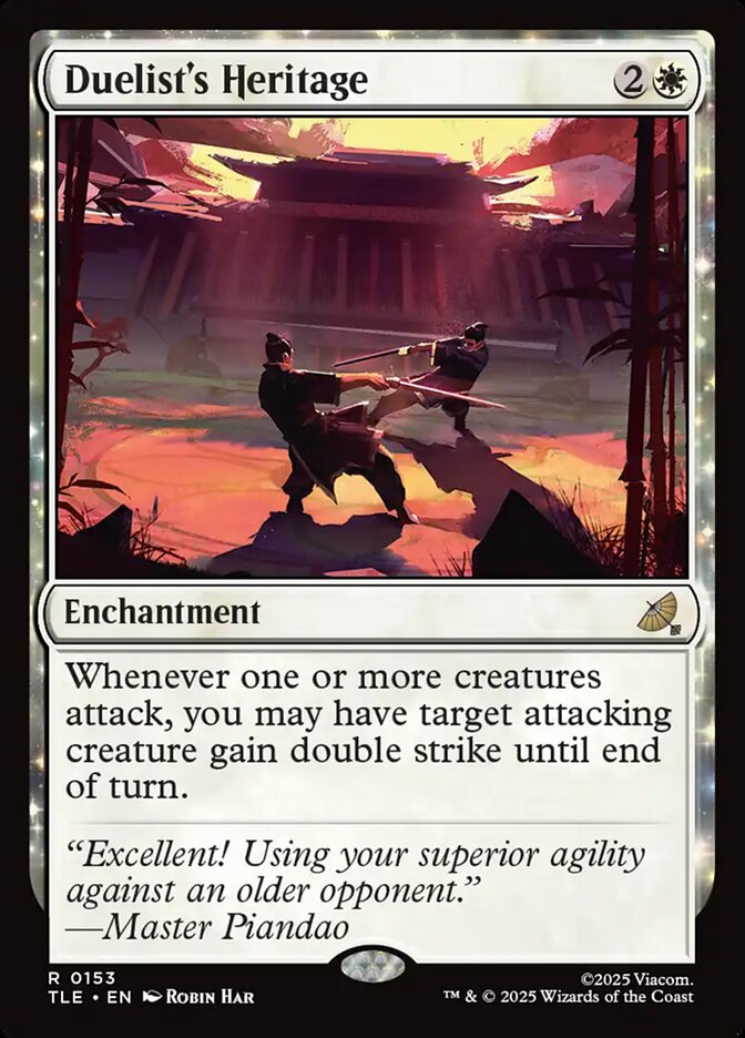 Duelist's Heritage - 153 (rare) — BLANCO