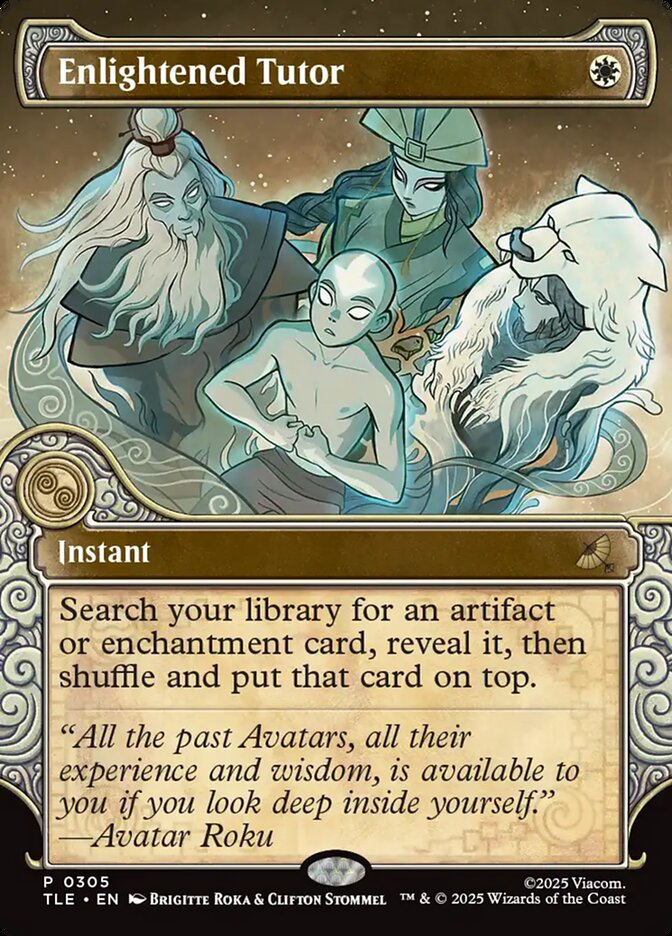 Enlightened Tutor - 305 (rare) — BLANCO