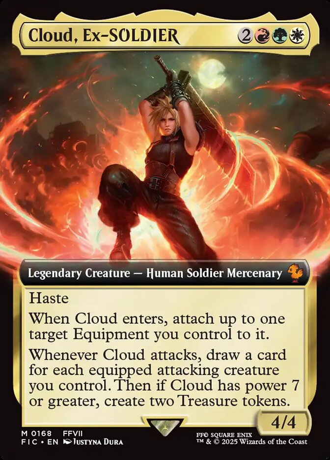 Cloud, Ex-SOLDIER - 168 (mythic) — MULTICOLOR