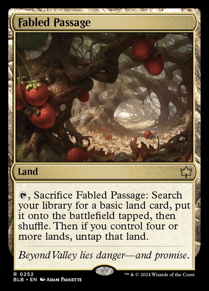 Fabled Passage - 252 (rare) — TIERRAS