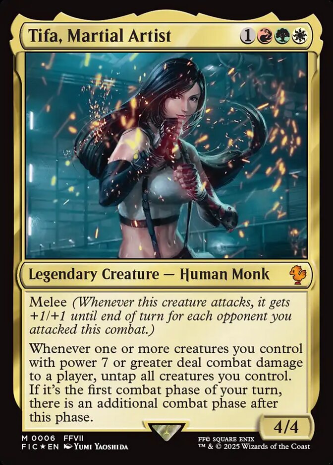 Tifa, Martial Artist - 6 (mythic) Foil — MULTICOLOR