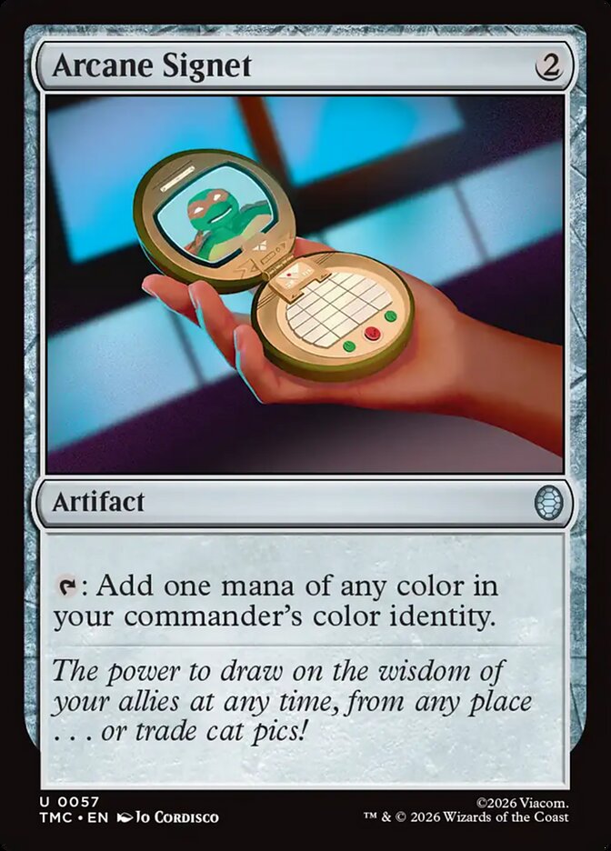 Arcane Signet - 57 (uncommon) Surge Foil — ARTEFACTOS