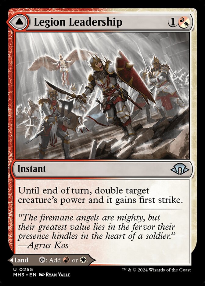Legion Leadership // Legion Stronghold - 255 (uncommon) — MULTICOLOR