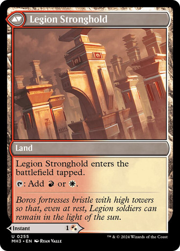 Legion Leadership // Legion Stronghold - 255 (uncommon) — MULTICOLOR