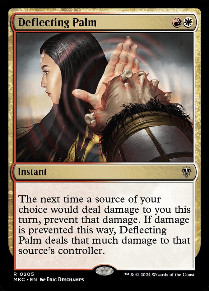 Deflecting Palm - 205 (rare) — MULTICOLOR