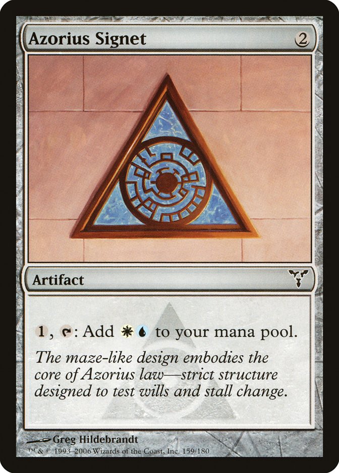 Azorius Signet - 159 (common) — ARTEFACTOS