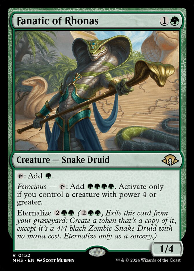Fanatic of Rhonas - 152 (rare) — VERDE