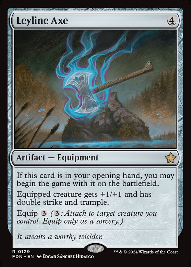 Leyline Axe - 129 (rare) — ARTEFACTOS