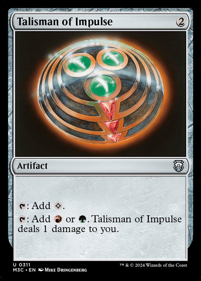 Talisman of Impulse - 311 (uncommon) — ARTEFACTOS