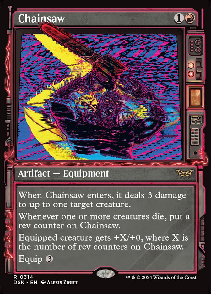 Chainsaw - 314 (rare) — ROJO