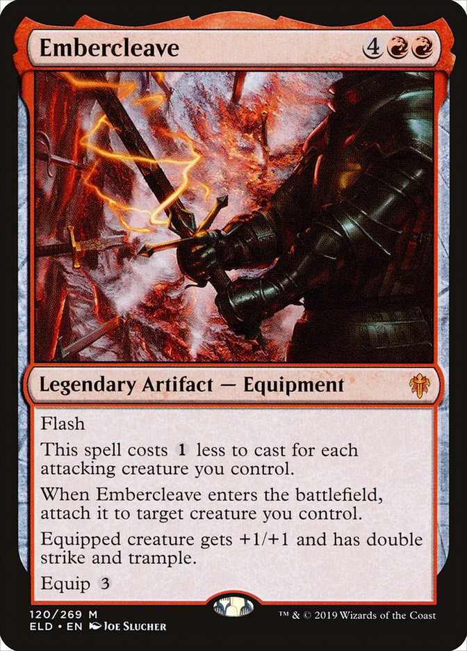 Embercleave - 120 (mythic) — ROJO
