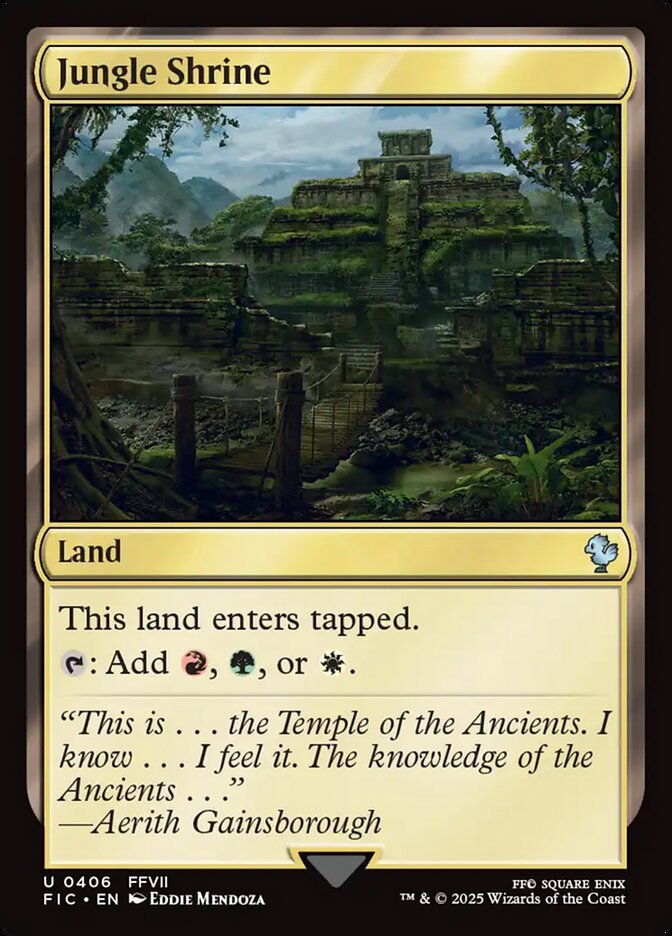 Jungle Shrine - 406 (uncommon) — TIERRAS