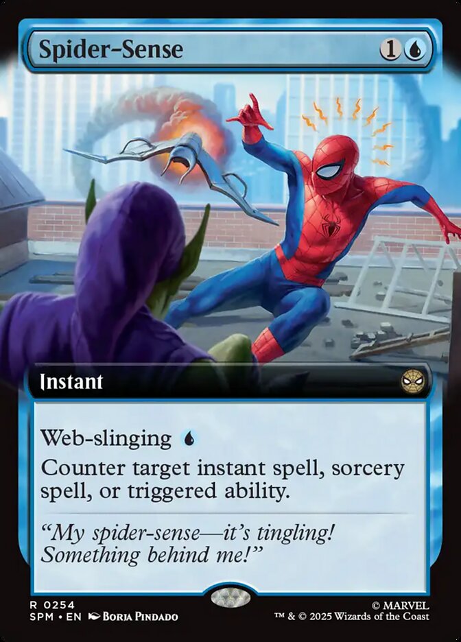 Spider-Sense - 254 (rare) — AZUL