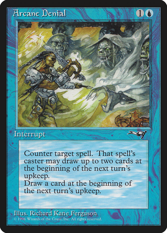 Arcane Denial - 22b (common) B — AZUL