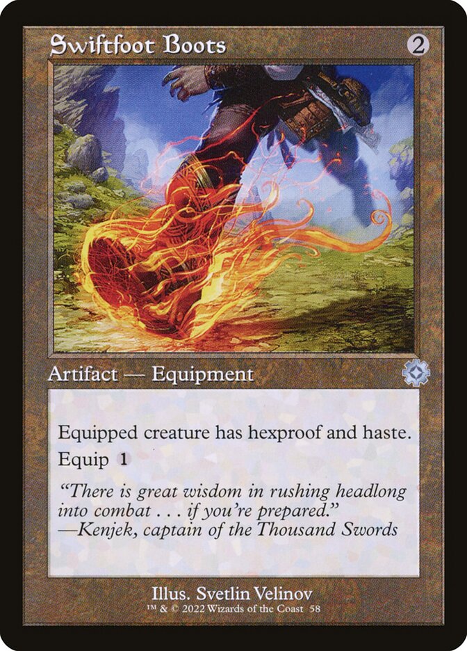Swiftfoot Boots - 58 (uncommon) — ARTEFACTOS