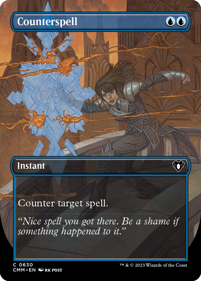 Counterspell - 630 (common) Foil — AZUL
