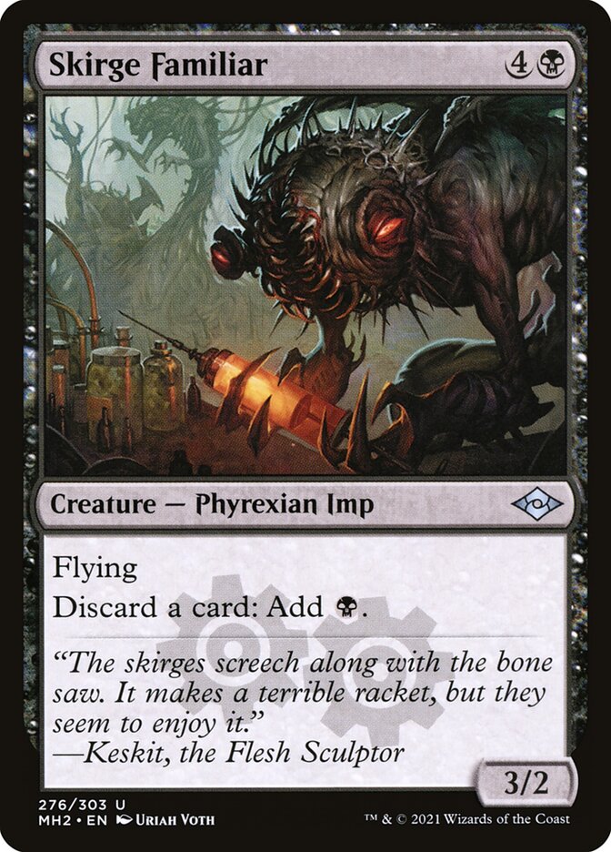 Skirge Familiar - 276 (uncommon) — NEGRO