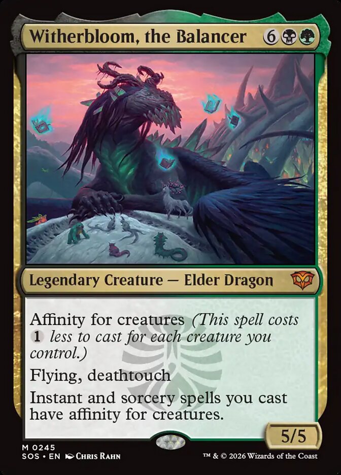 Witherbloom, the Balancer - 245 (mythic) Foil — MULTICOLOR