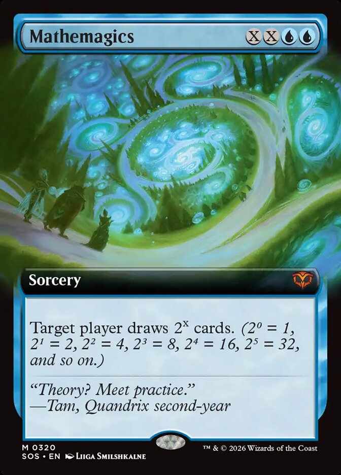 Mathemagics - 320 (mythic) Foil — AZUL