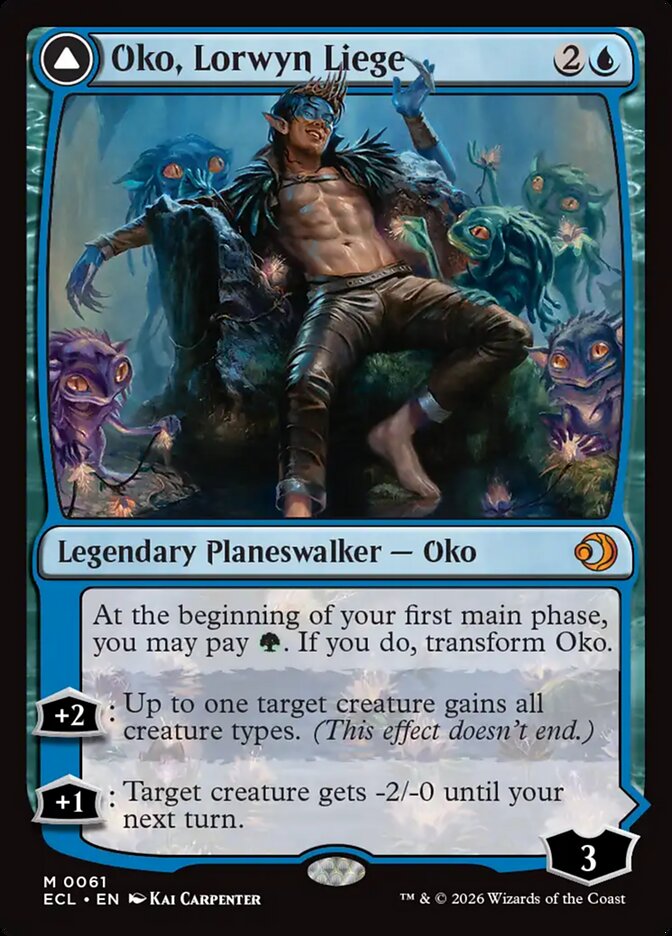 Oko, Lorwyn Liege // Oko, Shadowmoor Scion - 61 (mythic) Foil — AZUL