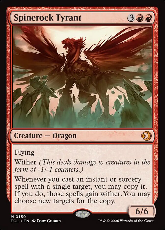Spinerock Tyrant - 159 (mythic) Foil — ROJO