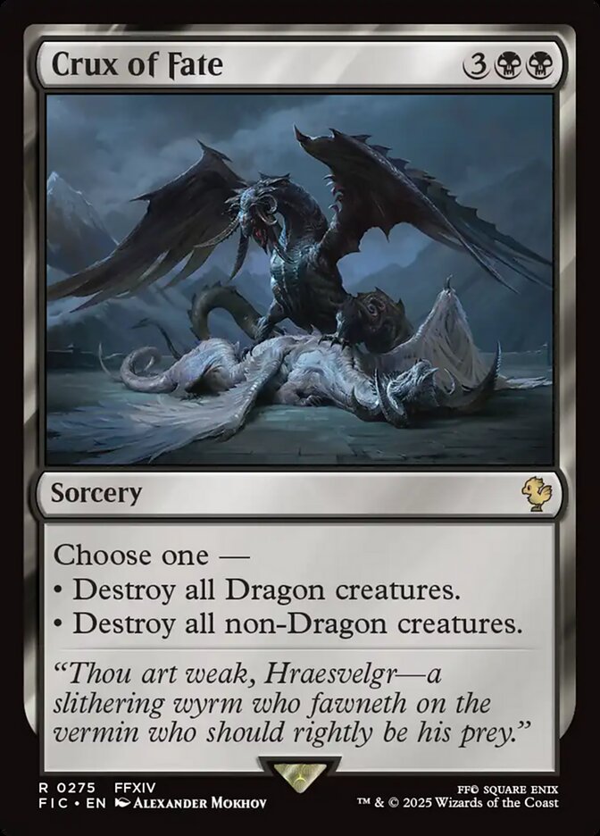 Crux of Fate - 275 (rare) — NEGRO