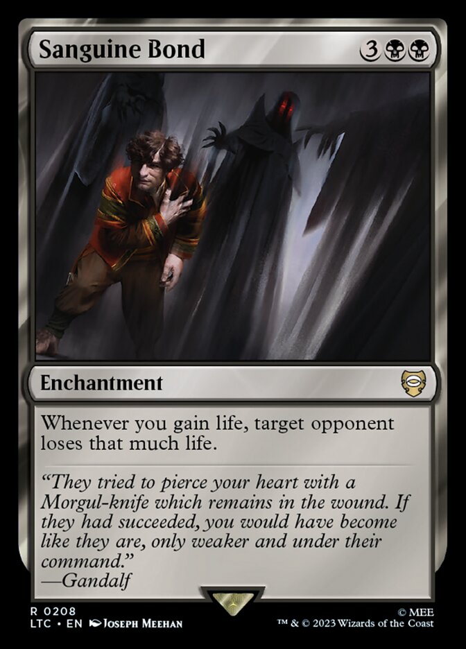 Sanguine Bond - 208 (rare) — NEGRO