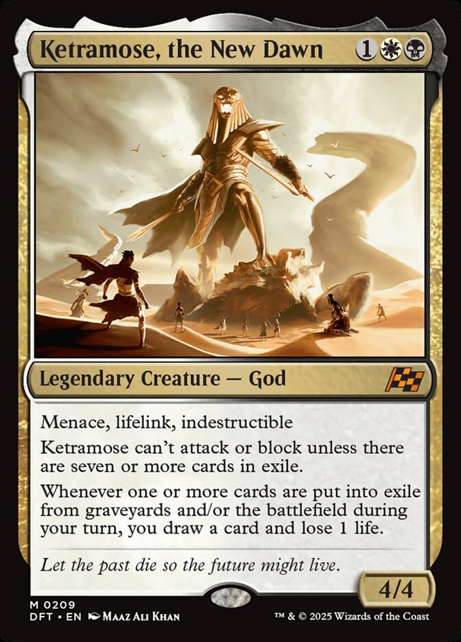 Ketramose, the New Dawn - 209 (mythic) — MULTICOLOR