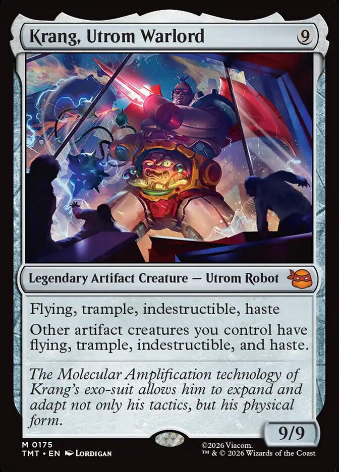 Krang, Utrom Warlord - 175 (mythic) Foil — ARTEFACTOS