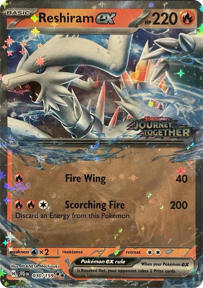 Reshiram ex (Journey Together Stamped) - Miscellaneous Cards & Products (MCAP) — SV09: Journey Together